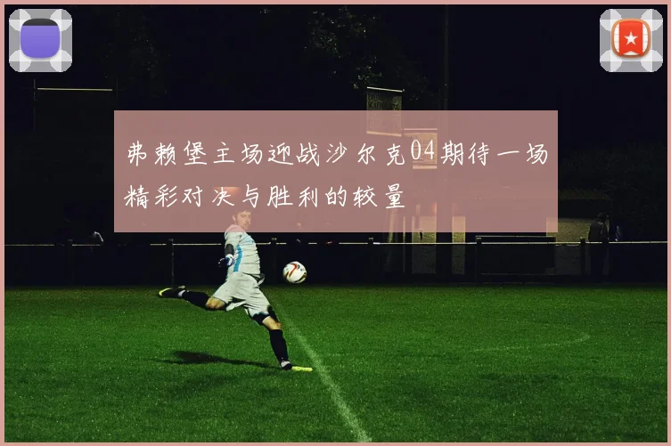 弗赖堡主场迎战沙尔克04期待一场精彩对决与胜利的较量